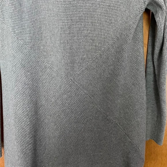 Design History ribbed open front grey cardigan size medium - Picture 6 of 6